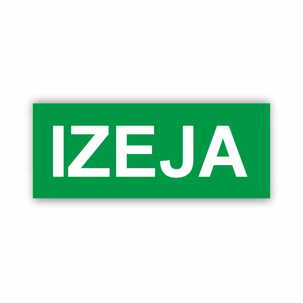 Zīme "Izeja"