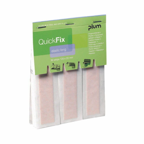 Plāksteri 30 gab. PLUM QuickFix Elastic Long