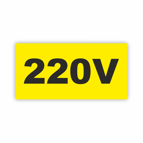 Zīme "220V"