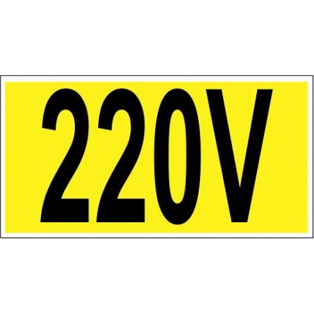 Zīme "220V"