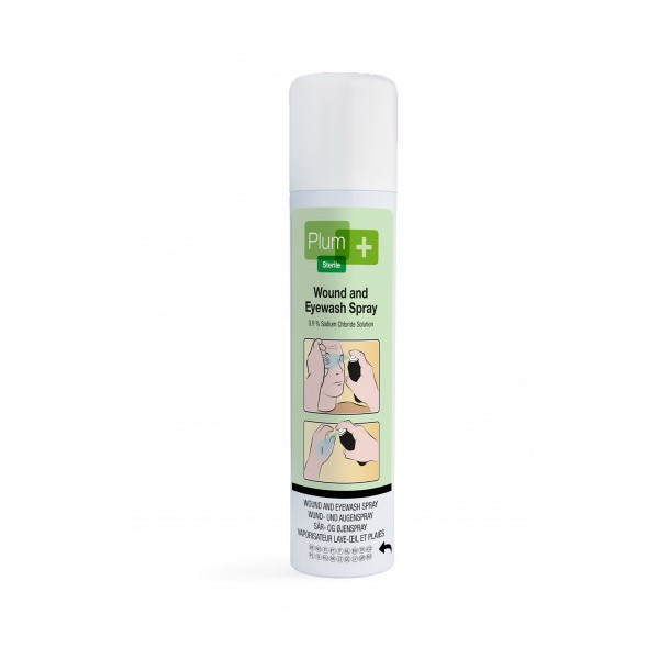 Brūču un acu skalošanas aerosols PLUM, 250 ml.
