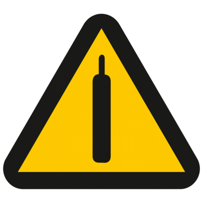 Zīme “Gāzes balons”