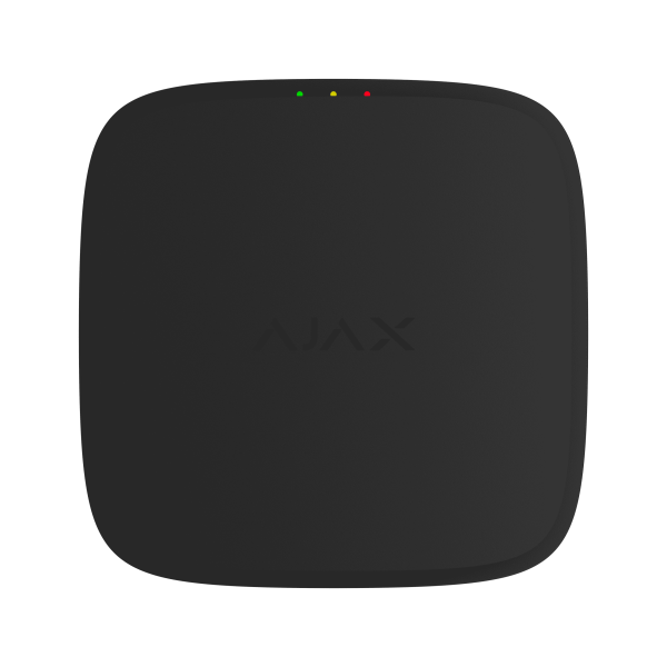 EN54 FireProtect (Smoke/Sounder) Jeweller - Bezvadu dūmu detektors ar skaņas sirēnu EN54 Ajax (melns)