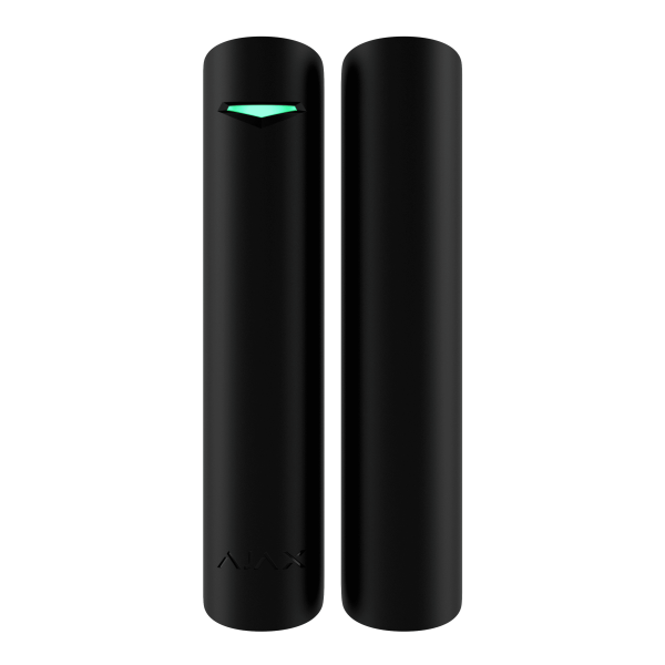 AJAX DoorProtect Jeweller - Bezvadu durvju kontakts (melnā krāsā)