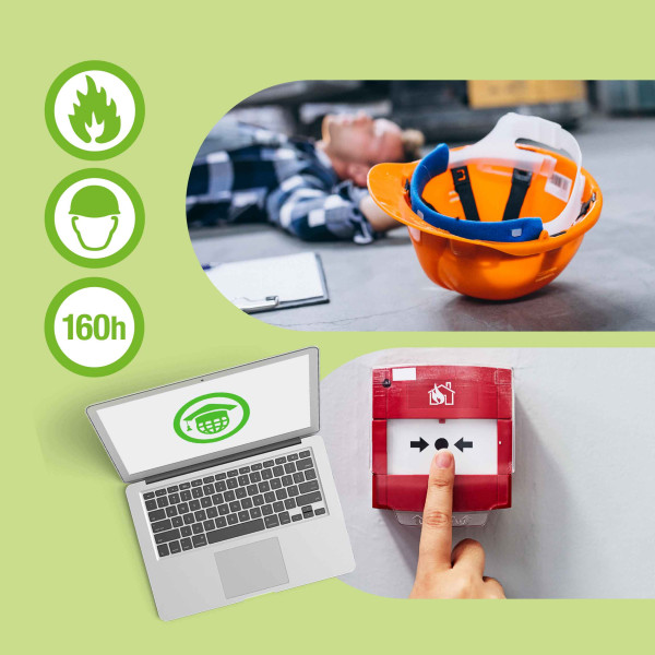 160 stundu kursi "Ugunsdrošība un aizsardzība"