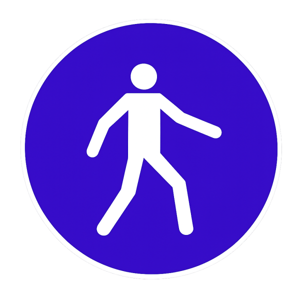 Zīme "Gājēju ceļš"