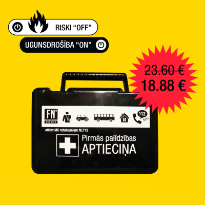 Pirmās palīdzības aptieciņa...