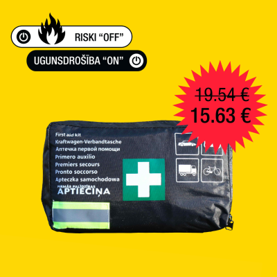 Pirmās palīdzības aptieciņa...
