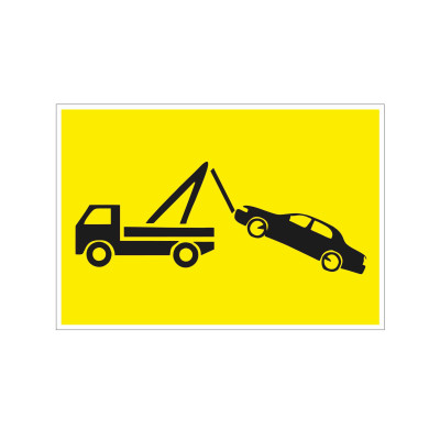 Zīme "Auto evakuācija"