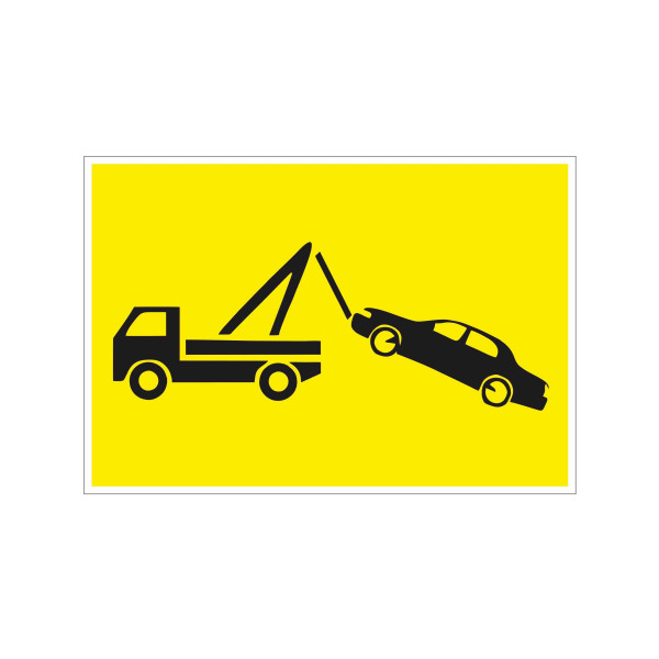 Zīme "Auto evakuācija"