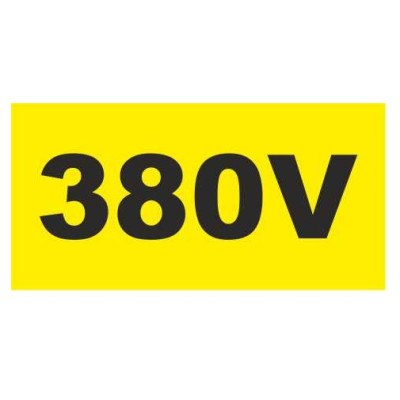 Zīme "380V"