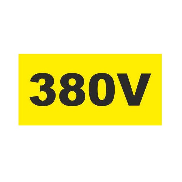 Zīme "380V"