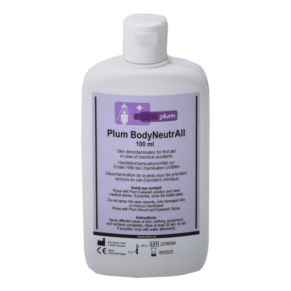 Plum BodyNeutrAll 100 ml – portatīvs dekontaminācijas šķīdums