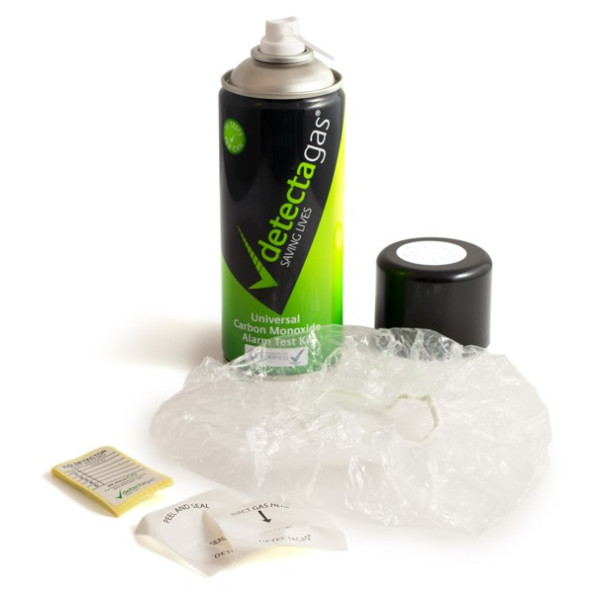 Detektoru pārbaudes aerosols Detectagas DG2 lokāliem CO detektoriem – 400 ml